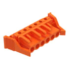 WAGO - THT-Federleiste, abgewinkelt, Rastermaß 5, 08mm, orange