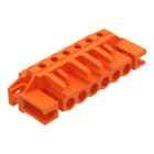 WAGO - THT-Federleiste, abgewinkelt, Rastermaß 5, 08mm, orange