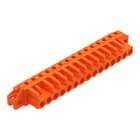 WAGO - THT-Federleiste, abgewinkelt, Rastermaß 5, 08mm, orange