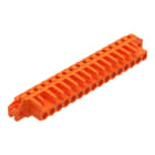 WAGO - THT-Federleiste, abgewinkelt, Rastermaß 5, 08mm, orange