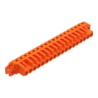 WAGO - THT-Federleiste, abgewinkelt, Rastermaß 5, 08mm, orange