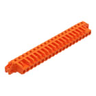 WAGO - THT-Federleiste, abgewinkelt, Rastermaß 5, 08mm, orange