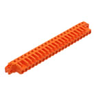 WAGO - THT-Federleiste, abgewinkelt, Rastermaß 5, 08mm, orange