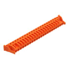 WAGO - THT-Federleiste, abgewinkelt, Rastermaß 5, 08mm, orange