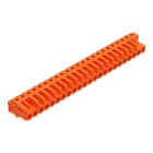 WAGO - THT-Federleiste, abgewinkelt, Rastermaß 5, 08mm, orange