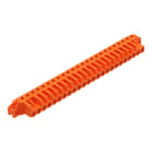 WAGO - THT-Federleiste, abgewinkelt, Rastermaß 5, 08mm, orange