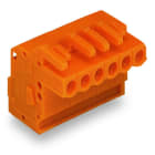 WAGO - 1-Leiter Federleiste, abgewinkelt, CAGE CLAMP®, 2,5mm², orange