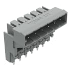 WAGO - THT-Aufstock-Stiftleiste, Lötstift 1, 0x1, 0mm, abgewinkelt, grau