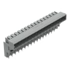 WAGO - THT-Aufstock-Stiftleiste, Lötstift 1, 0x1, 0mm, abgewinkelt, grau