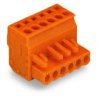 WAGO - 1-Leiter Federleiste, abgewinkelt, CAGE CLAMP®, 2,5mm², orange