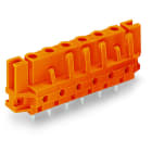 WAGO - THT-Federleiste, gerade, Rastermaß 7, 62mm, orange