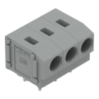 WAGO - Leiterplattenklemme, 2,5mm², Rastermaß 5/5, 08mm, grau