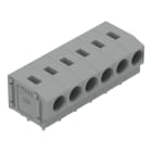 WAGO - Leiterplattenklemme, 2,5mm², Rastermaß 5/5, 08mm, grau