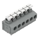 WAGO - Leiterplattenklemme, Drücker, 1,5mm², grau