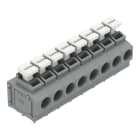 WAGO - Leiterplattenklemme, Drücker, 1,5mm², grau