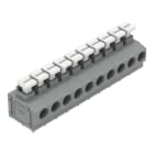WAGO - Leiterplattenklemme, Drücker, 1,5mm², grau