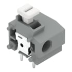 WAGO - Anreihbare Leiterplattenklemme, Drücker, 1,5mm², grau