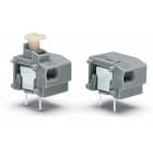 WAGO - Anreihbare 2-Leiter-Leiterplattenklemme, 0,75mm², Rastermaß 10/10, 16mm, grau