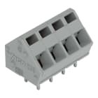 WAGO - Leiterplattenklemme, 2,5mm², Rastermaß 5/5, 08mm, grau