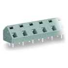 WAGO - Leiterplattenklemme, 2,5mm², Rastermaß 10/10, 16mm, lichtgrau