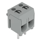 WAGO - Leiterplattenklemme, 2,5mm², Rastermaß 5, 08mm, grau