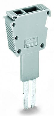 WAGO - B-Prüfsteckermodul, anreihbar, grau