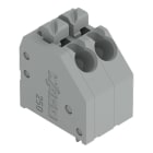 WAGO - Leiterplattenklemme, Drücker, 1,5mm², grau
