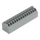 WAGO - Leiterplattenklemme, Drücker, 1,5mm², grau