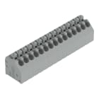 WAGO - Leiterplattenklemme, Drücker, 1,5mm², grau