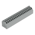 WAGO - Leiterplattenklemme, Drücker, 1,5mm², grau