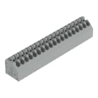 WAGO - Leiterplattenklemme, Drücker, 1,5mm², grau