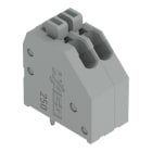 WAGO - Leiterplattenklemme, Drücker, 0,5mm², grau