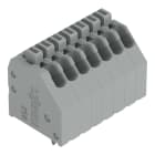 WAGO - Leiterplattenklemme, Drücker, 0,5mm², grau
