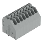 WAGO - Leiterplattenklemme, Drücker, 0,5mm², grau