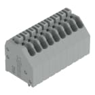 WAGO - Leiterplattenklemme, Drücker, 0,5mm², grau