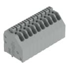 WAGO - Leiterplattenklemme, Drücker, 0,5mm², grau