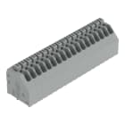 WAGO - Leiterplattenklemme, Drücker, 0,5mm², grau