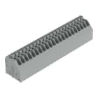 WAGO - Leiterplattenklemme, Drücker, 0,5mm², grau