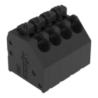 WAGO - THR-Leiterplattenklemme, Drücker, 1,5mm², schwarz