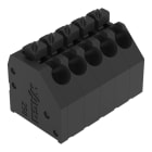 WAGO - THR-Leiterplattenklemme, Drücker, 1,5mm², schwarz