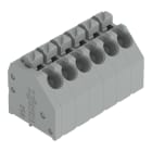 WAGO - Leiterplattenklemme, Drücker, 1,5mm², grau