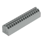 WAGO - Leiterplattenklemme, Drücker, 1,5mm², grau