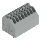 WAGO - Leiterplattenklemme, Drücker, 0,5mm², grau