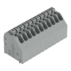 WAGO - Leiterplattenklemme, Drücker, 0,5mm², grau