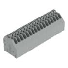 WAGO - Leiterplattenklemme, Drücker, 0,5mm², grau