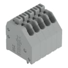 WAGO - Leiterplattenklemme, Drücker, 0,5mm², grau