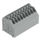WAGO - Leiterplattenklemme, Drücker, 0,5mm², grau