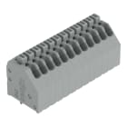WAGO - Leiterplattenklemme, Drücker, 0,5mm², blau