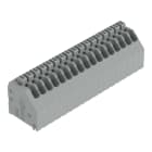 WAGO - Leiterplattenklemme, Drücker, 0,5mm², grau