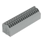 WAGO - Leiterplattenklemme, Drücker, 0,5mm², grau